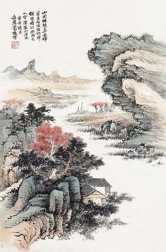 箫愻 山水