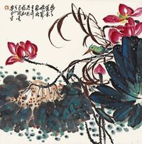 萧平 花鸟