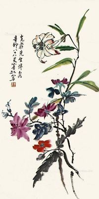 黄宾虹 花卉