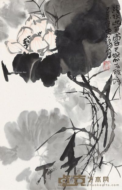 霍春阳 清水出芙蓉 68×45cm