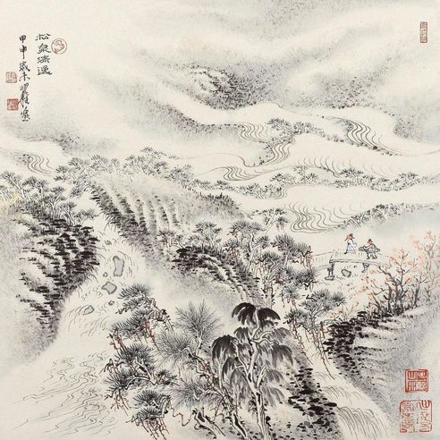 沈明权 松泉清逸