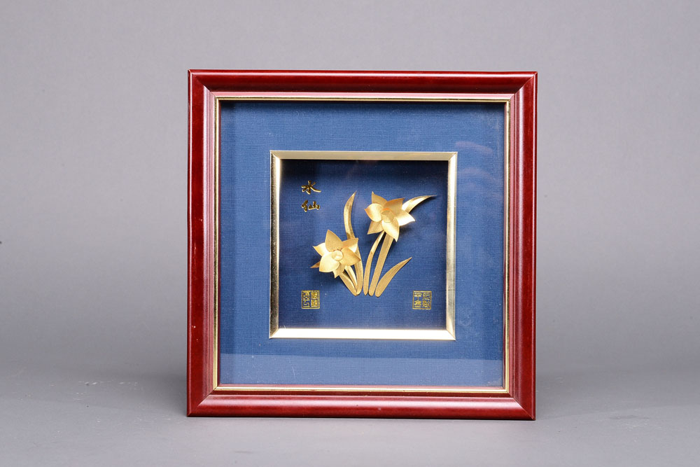 立体金箔画 财富满满-立体金箔画-规格,图片,属性-珠海市鸿金都工艺品有限公司