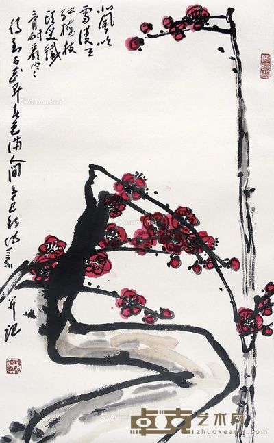 魏传义 梅花 82×50.5cm