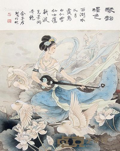 俞梦彦 琴韵曙色 82×65cm