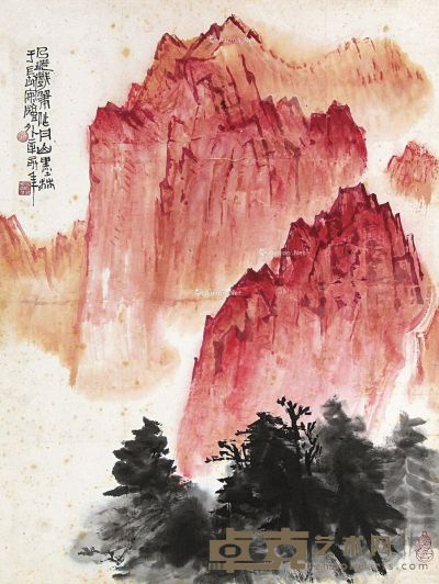 郑乃珖 丹山墨林 46×35cm