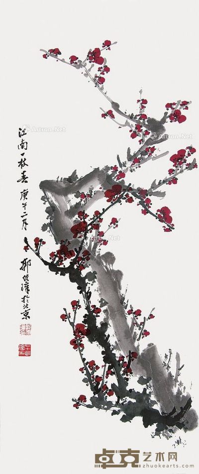 郭传璋 江南一枝春 76×32cm