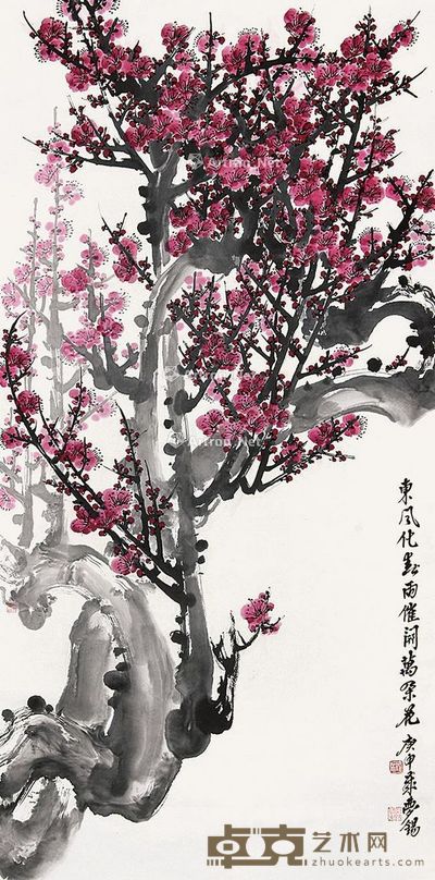 端木梦锡 万朵花开 137×88cm