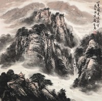 黄庆生 山水