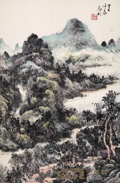 马彬 山水 45×68cm