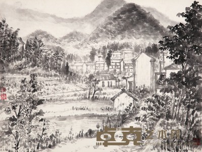 李怀凤 山水 34×45cm