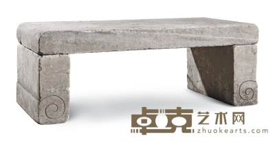 明·汉白玉石桌 141×63.5×52cm