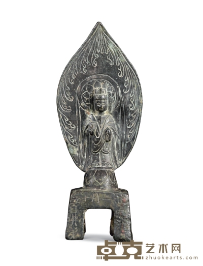 明或明以前·铜菩萨像 高：12cm