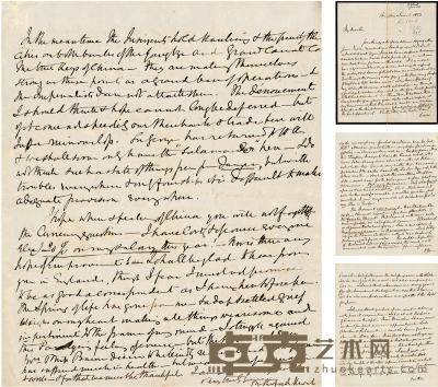 英国驻华大使——阿礼国（Rutherford Alcock，1809～1897） 驻华期间亲笔信 36.5×22cm