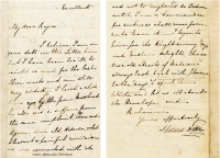 英国海军少将、第一和第二次鸦片战争亲历者——阿思本（Sherard Osborn，1822～1875） 亲笔信
