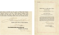美国参议院临时主席弗赖伊（William Pierce Frye，1830～1911）、众议院议长里德（Thomas Brackett Reed，1839～1902） 义和团运动初期致总统麦金莱文件