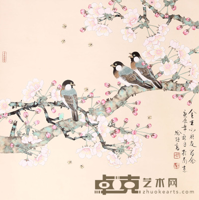 喻继高 花鸟 61×61