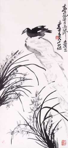 萧龙士 花鸟