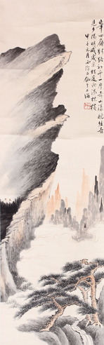 申石伽 山水