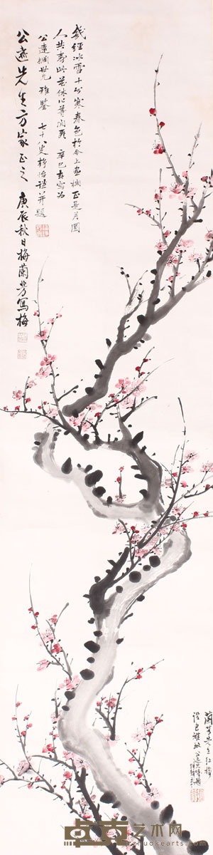 梅兰芳 梅花 133×33
