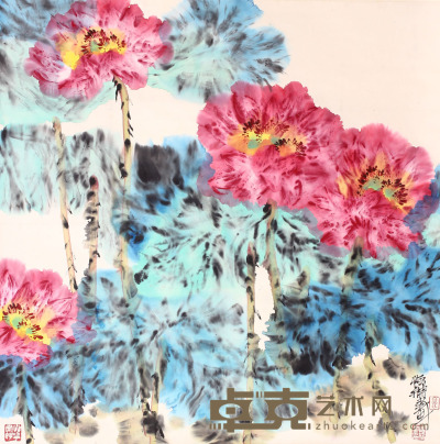 郭怡孮 花卉 67×68