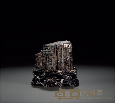 清·文房赏石 高:11.5cm