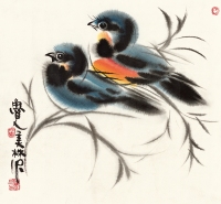韩美林  鸟