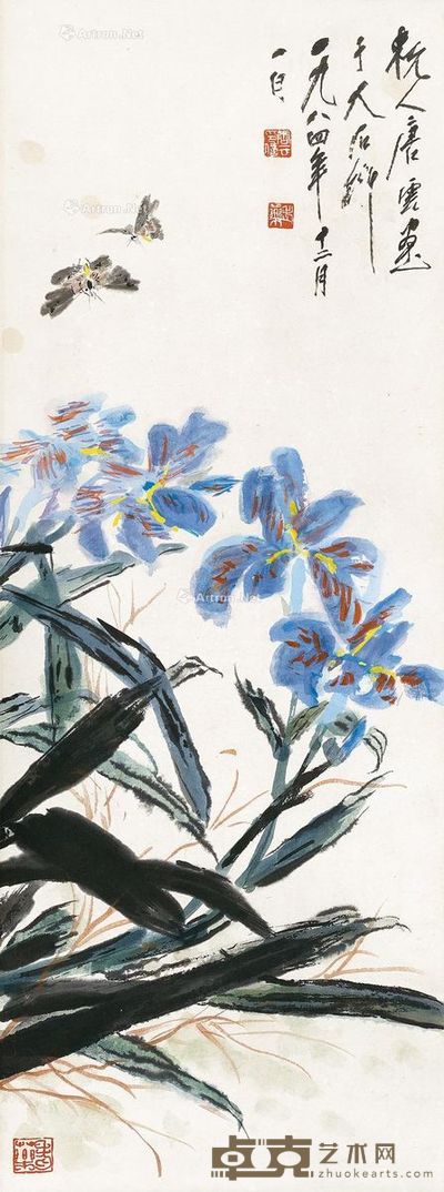 唐云 春趣 81×30cm
