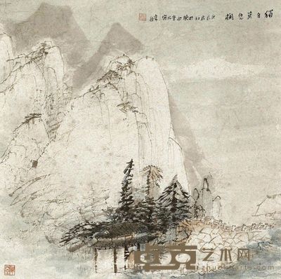 常进 独自莫凭栏 67.5×68cm