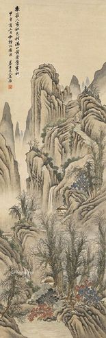 吴历 秋寒满山