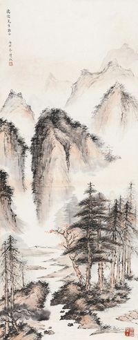 李琼久 山水