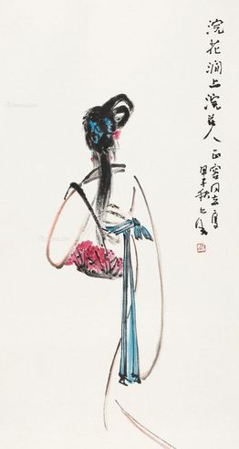 李琼久 浣花涧上