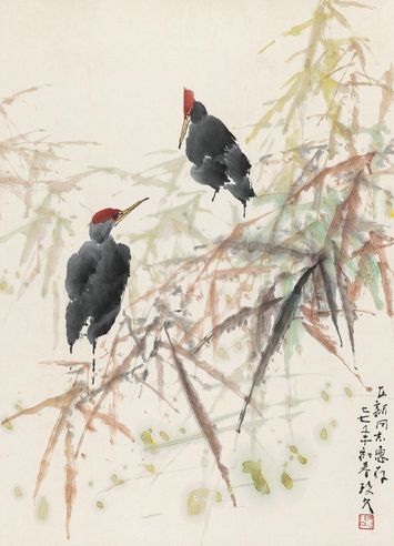 李琼久 花鸟