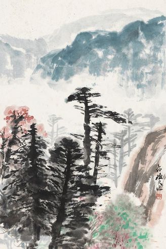 李琼久 山水