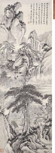 吴历 晴峦秋色图