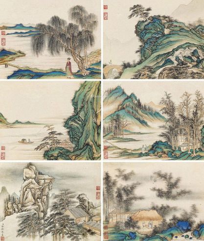 徐杨 山水人物