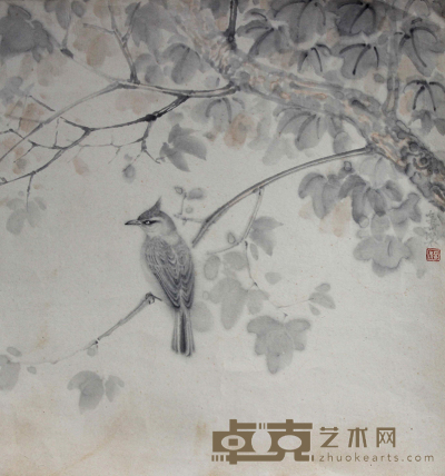 杨立奇 花鸟 40x44.5cm 约1.6平尺