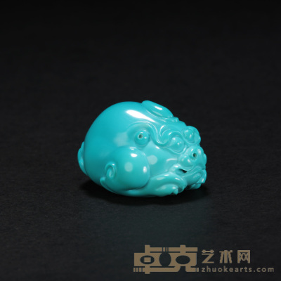 董冰 绿松守财挂件 2.5×2.0×1.5cm