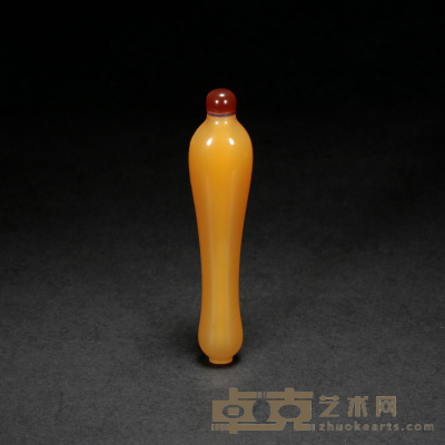 杨光黄玉髓香水瓶 1.7×1.3×0.8cm