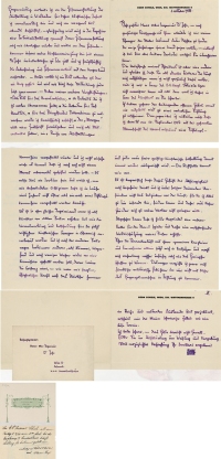 席 勒 逝世当月有关其创作状况的亲笔长信