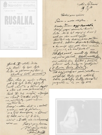 德沃夏克 关于歌剧《露莎卡》致剧作家加科瓦皮尔亲笔信