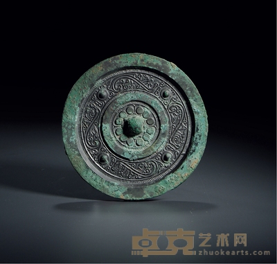 明以前·龙纹铜镜 直径:17cm