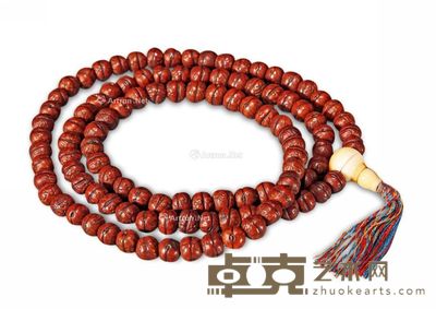 清 凤眼菩提子珠串108颗 直径0.8cm