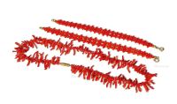 近代 红珊瑚项链手链 （一组三件）
