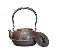 大正时期 日本砂铁壶