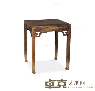 明末 四平面棋桌 长61cm；宽61cm；高76cm