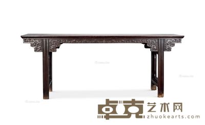 清 红木平头案 长209cm；宽42cm；高81cm