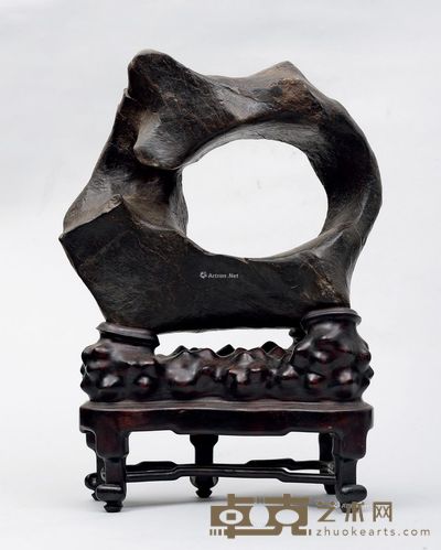 清 灵璧石赏石 通高19cm