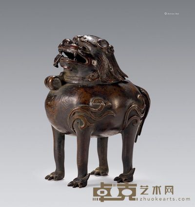 明 端熏炉 腹径7cm；高12.8cm