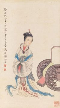 郑师玄 仕女