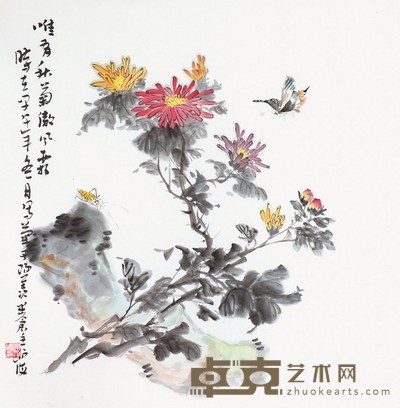开四海 唯有秋菊傲风霜 69*69